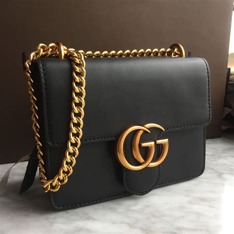 gucci black bag gold chain|replacement chain for gucci bag.